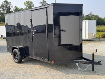 New 2025 Covered Wagon Trailers 6X12 Single Axle Enclosed Trailer w/ Blackout Package