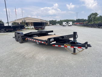 New 2026 Big Tex Trailers 14TL-22' Heavy Duty Tilt Trailer w/ 6' Stationary Deck