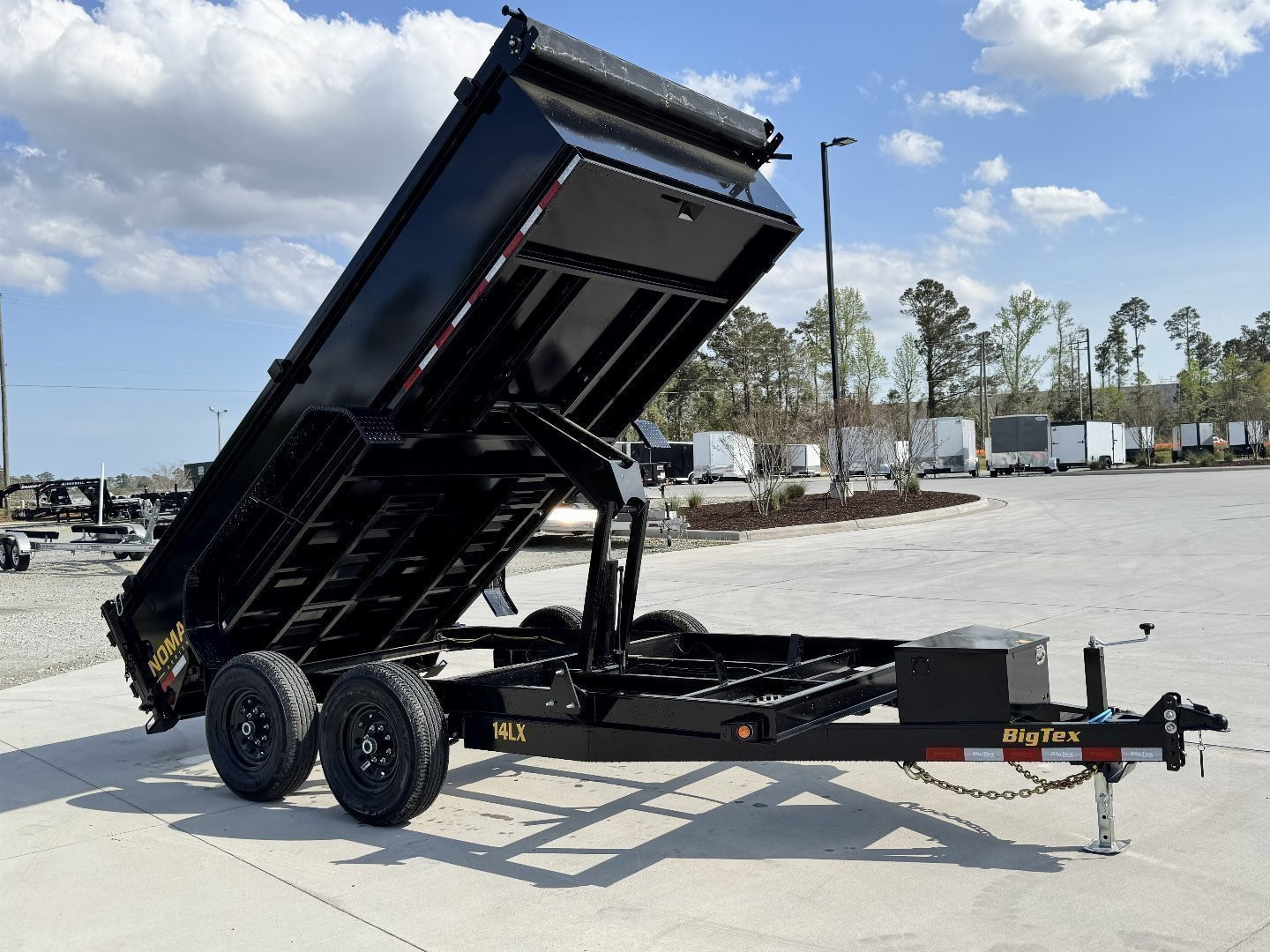 New 2026 Big Tex Trailers 14LX 7x14 Heavy Duty Dump Trailer