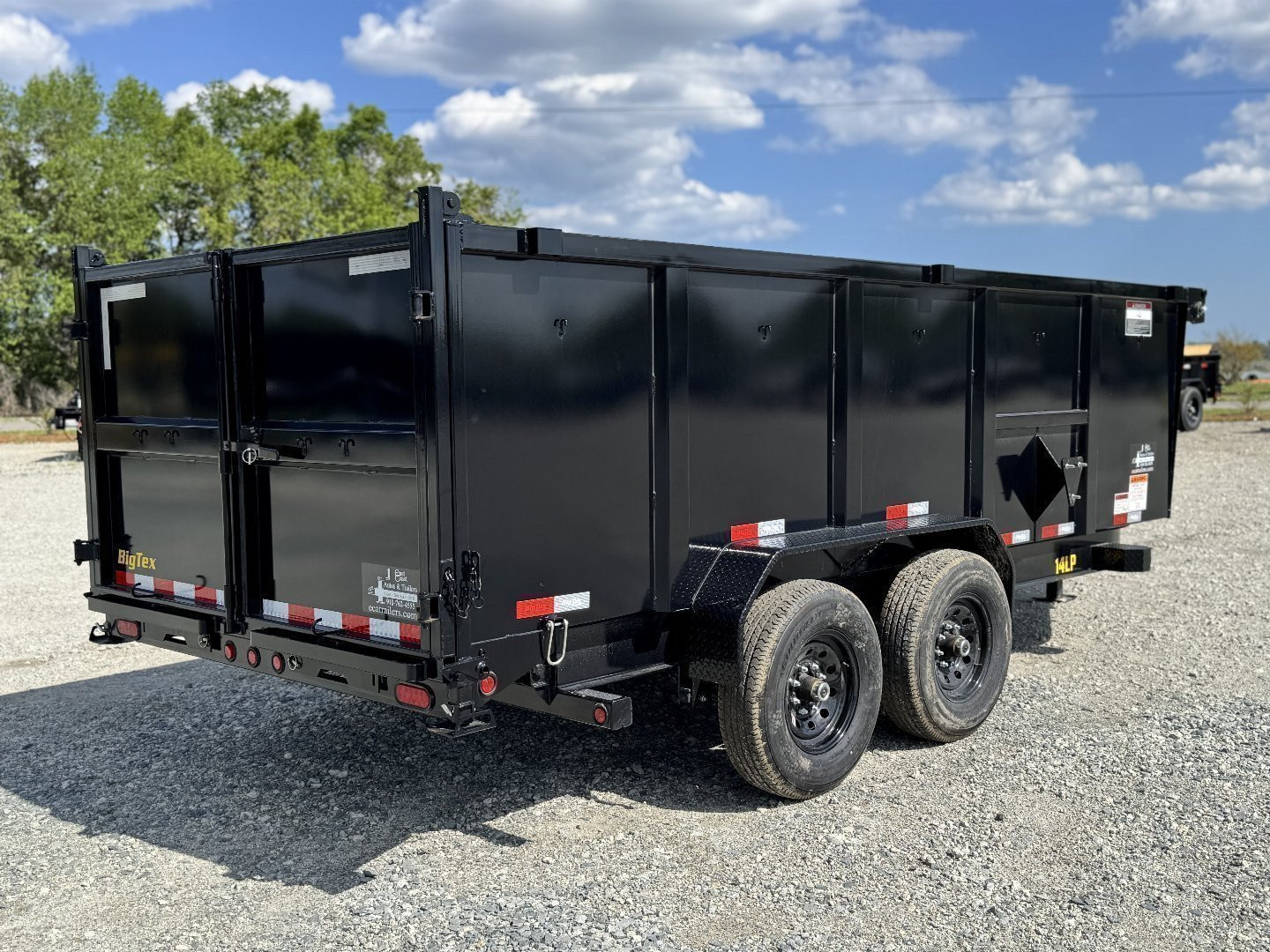 New 2025 Big Tex Trailers 14LP-7x16 48" High Wall Dump Trailer