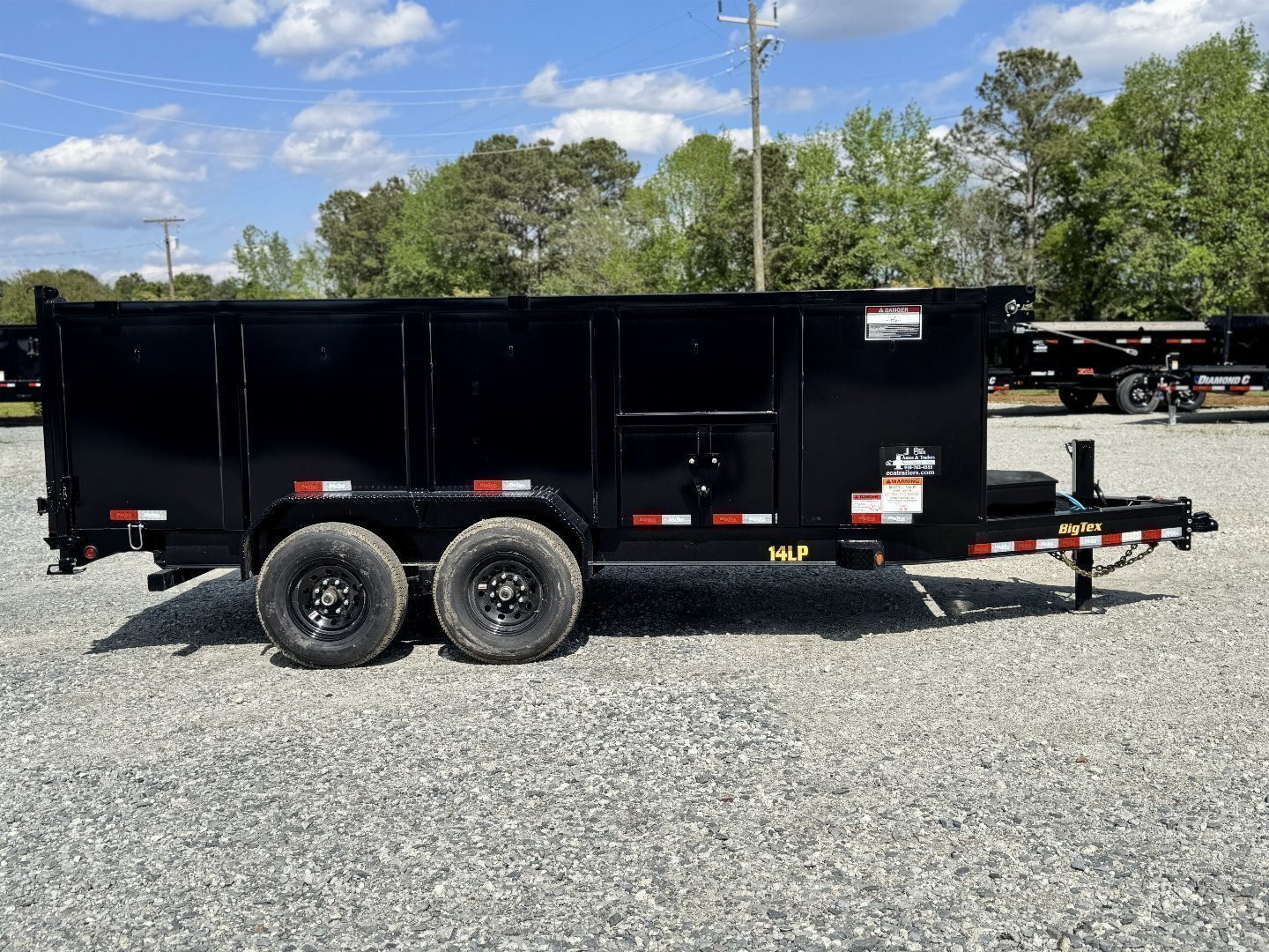 New 2025 Big Tex Trailers 14LP-7x16 48" High Wall Dump Trailer