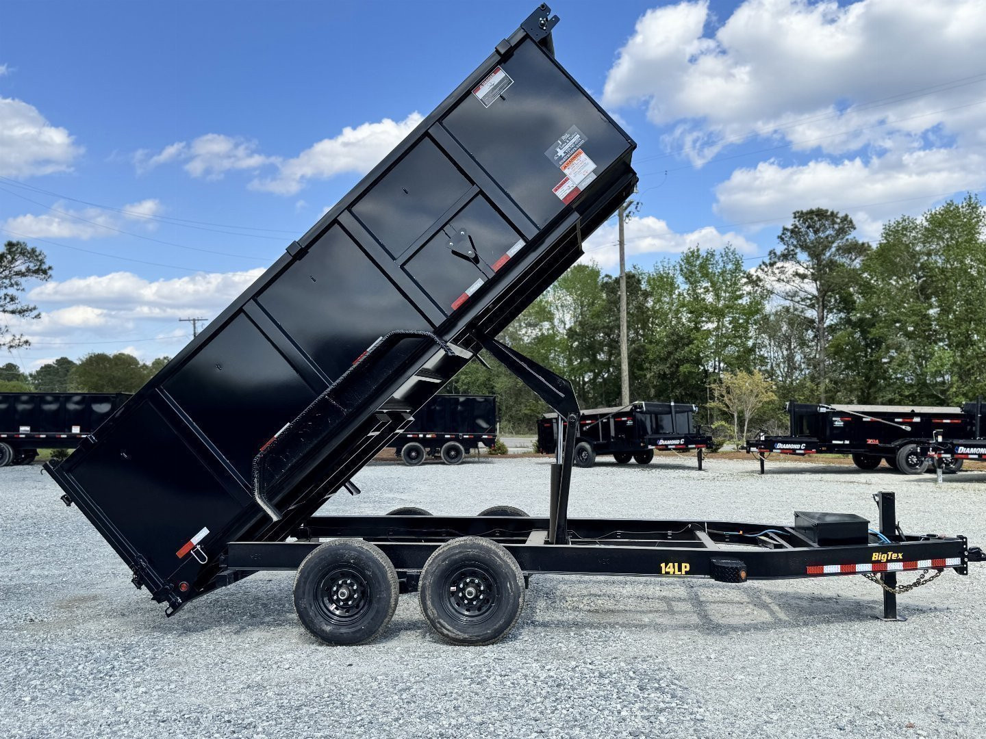 New 2025 Big Tex Trailers 14LP-7x16 48" High Wall Dump Trailer