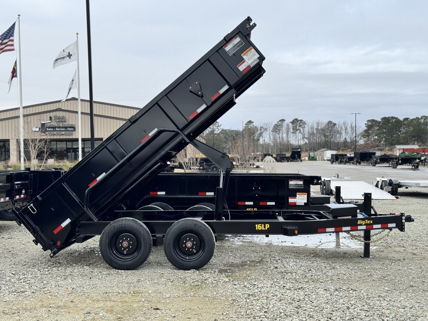 New 2025 Big Tex Trailers 16LP- 14' Super Duty Scissor Hoist Dump Trailer