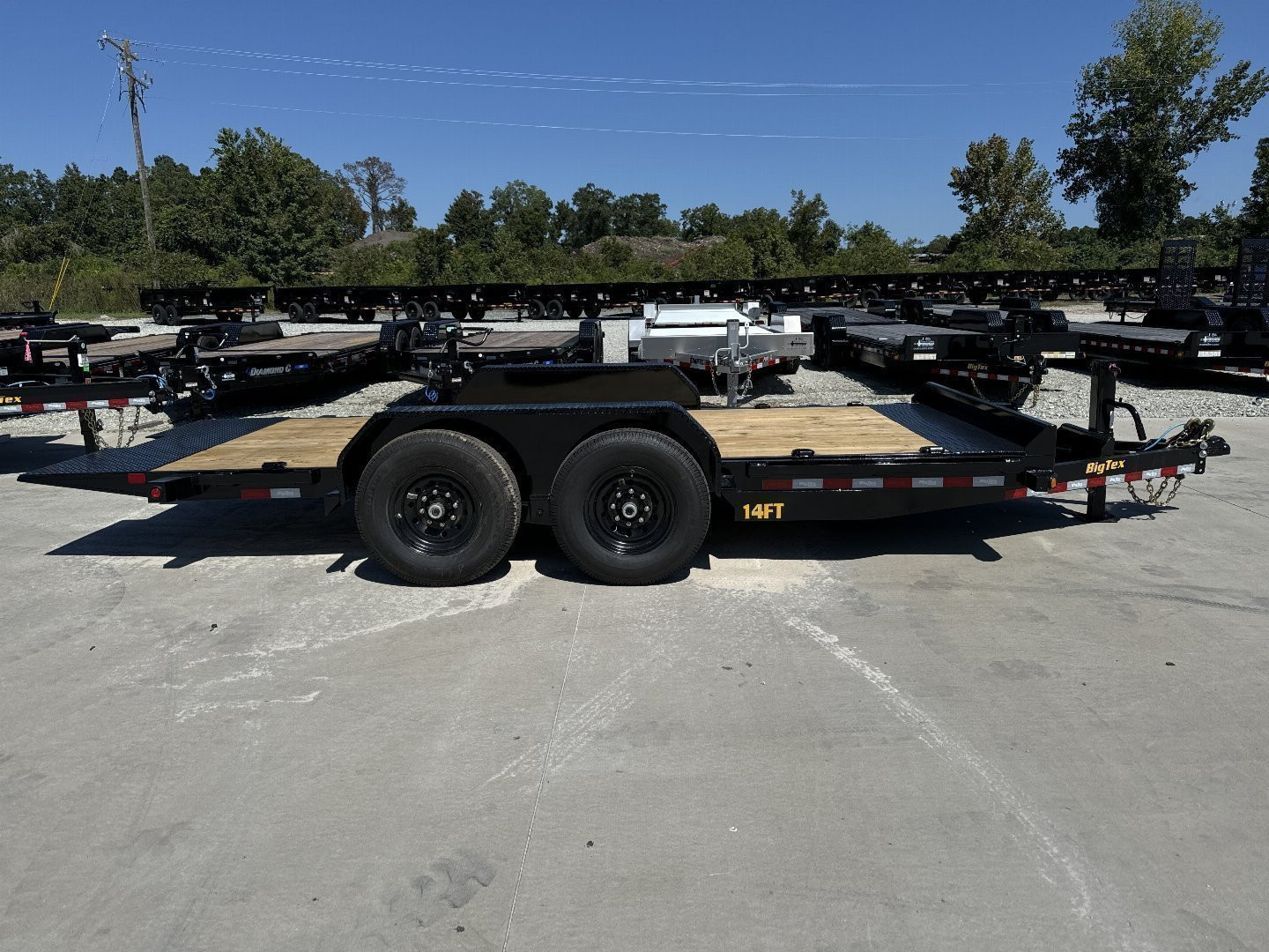 New 2025 Big Tex Trailers 14FT 16' Heavy Duty Tilt Trailer