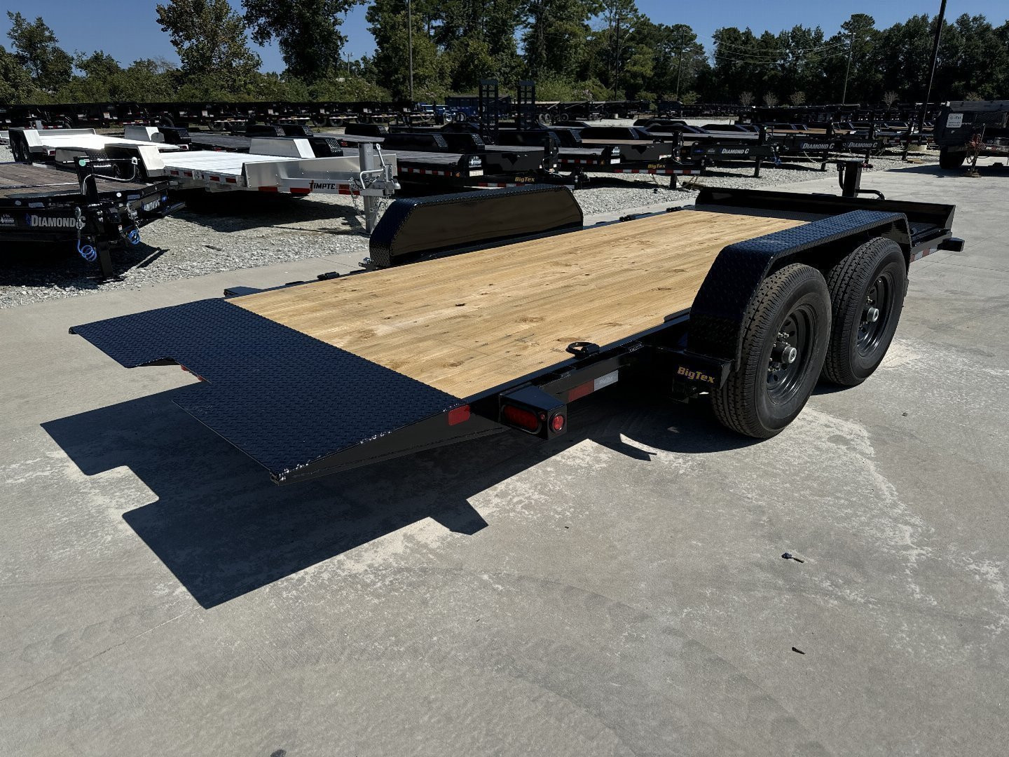 New 2025 Big Tex Trailers 14FT 16' Heavy Duty Tilt Trailer