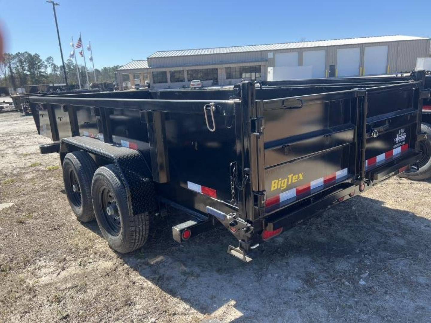 New 2024 BIG TEX 14LP Heavy-Duty Low-Profile Scissor Hoist Dump Trailer