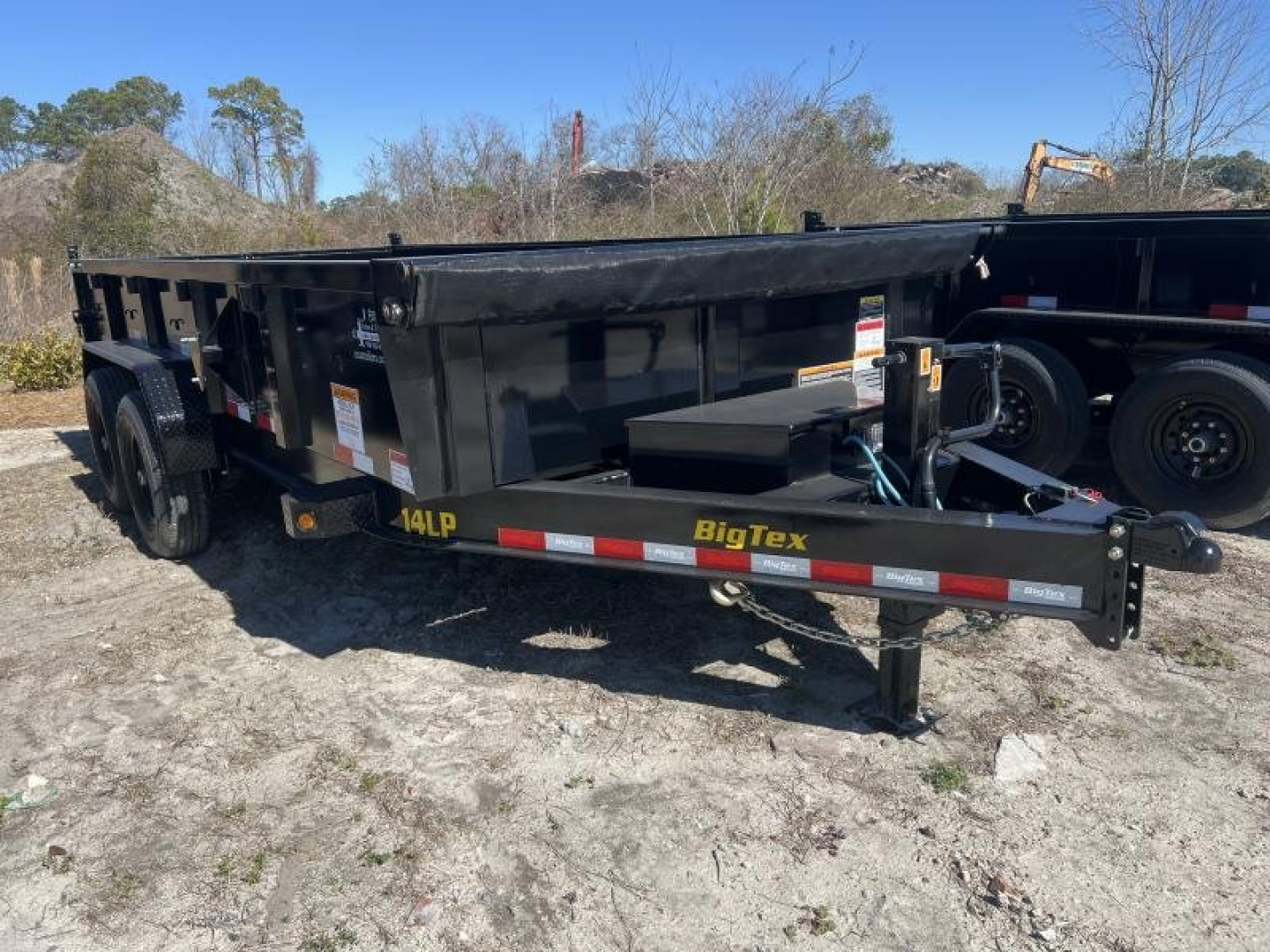 New 2024 BIG TEX 14LP Heavy-Duty Low-Profile Scissor Hoist Dump Trailer