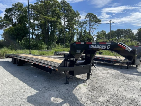 New MEGA DEAL! Diamond C FMAX Gooseneck Trailer with Electric over Hydraulic Brakes LOADED!!