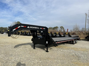 New 2022 Iron Bull 40' Low Profile Gooseneck Equipment Trailer