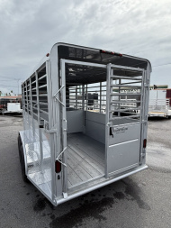 New 2025 Caliber Trailer Mfg 16ft Stock Stock / Stock Combo Trailer
