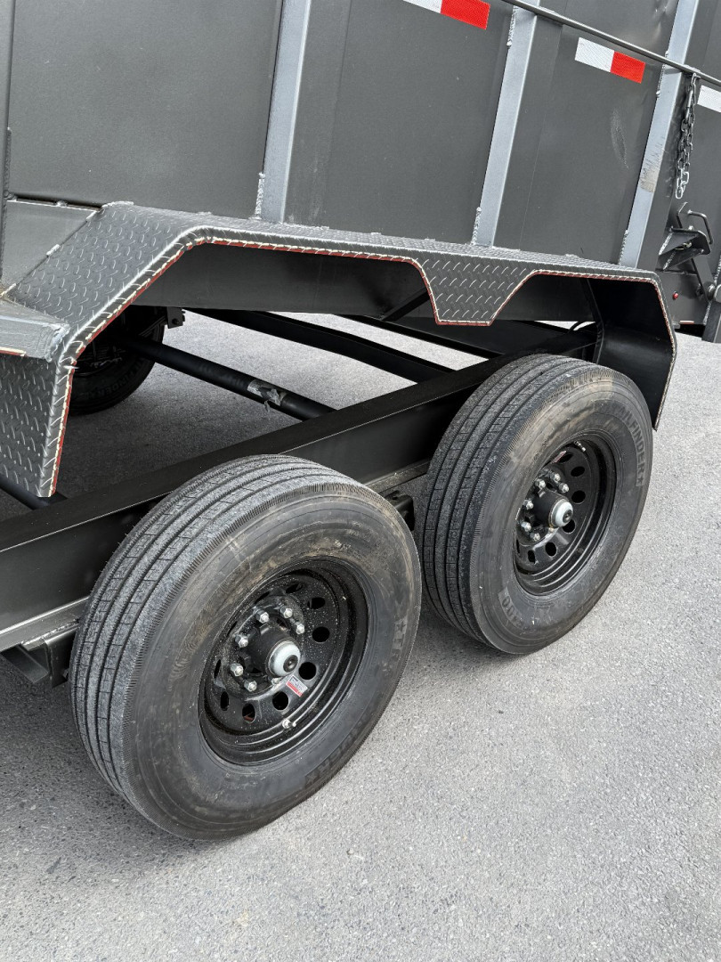 New 2025 Triple R 7x14 3ft Walls Dump Trailer