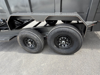 New 2025 Triple R 7x16 3 ft Walls Dump Trailer