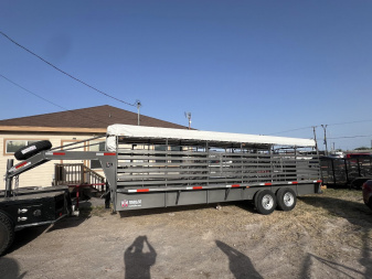 New 2025 W-W Trailer 24ft Stock Stock / Stock Combo Trailer
