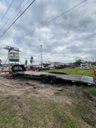 New 2024 Triple R 36ft Lowboy Flatbed Trailer