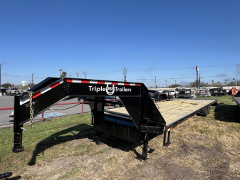New 2025 Triple R Flatbed Trailer 35+5 Mega ramps