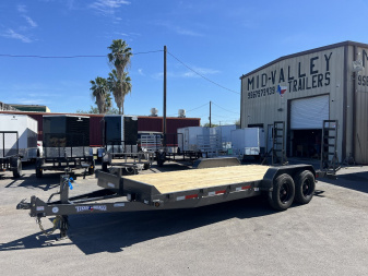 New 2025 Texas Bragg Trailers 20ft Equipment Hauler Flatbed Trailer