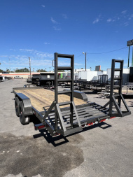 New 2025 Texas Bragg Trailers 20ft Equipment Hauler Flatbed Trailer