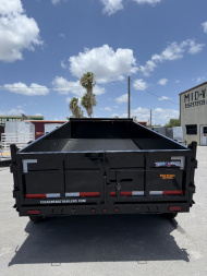 New 2025 TEXAS BRAGG TRAILERS 7x14 Dump 2ft Walls Dump Trailer