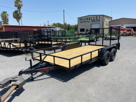 New 2025 Triple R 83inX16FT Utility Trailer