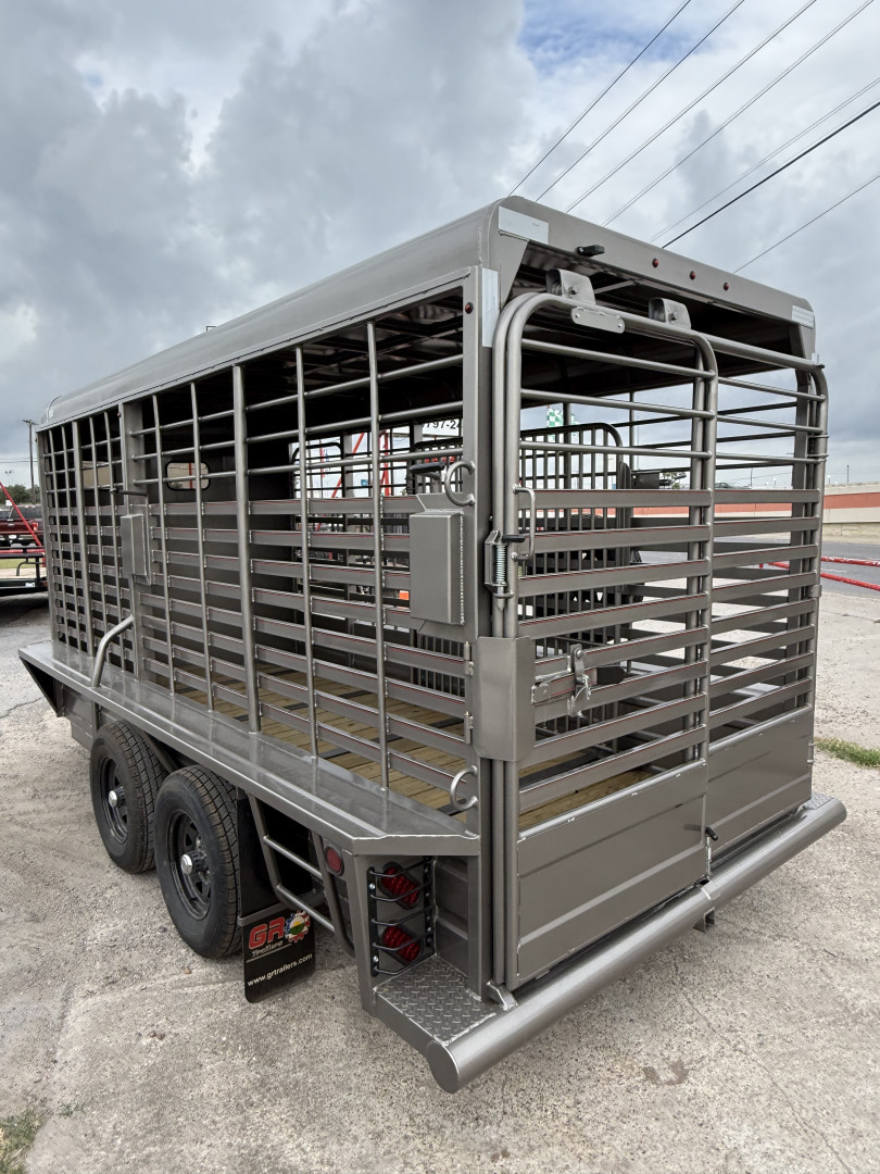 New 2025 GR Trailers 16FT LIVESTOCK Stock / Stock Combo Trailer
