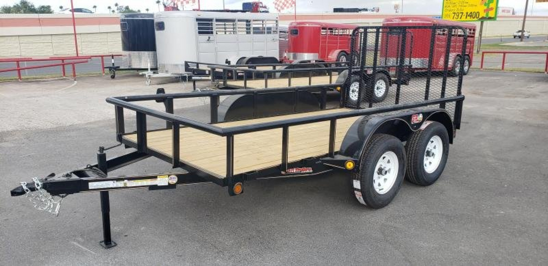 New 2025 GR Trailers 77X12 TA Utility Trailer