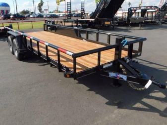 New 2025 Texas Bragg 20' Big Pipe Utility Trailer