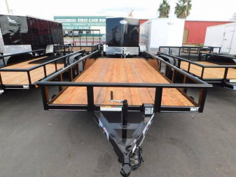 New 2025 TEXAS BRAGG TRAILERS 18' Tandem Axle Pipetop Utility Trailer