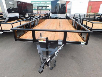 New 2025 TEXAS BRAGG TRAILERS 18' Tandem Axle Pipetop Utility Trailer