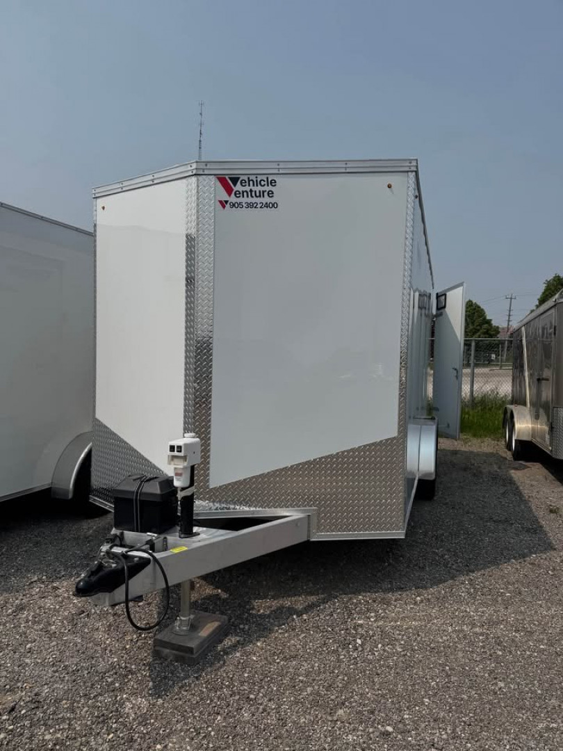 New 2025 7.5x16 Aluminum Enclosed Trailer - LOADED WITH UPGRADES -7x16