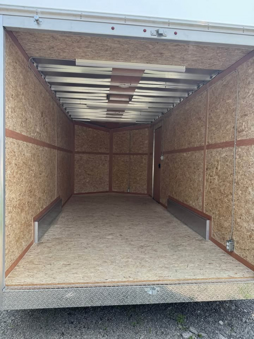 New 2025 7.5x16 Aluminum Enclosed Trailer - LOADED WITH UPGRADES -7x16