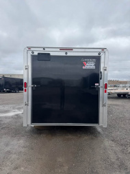 New 2025 8x20 + 3' V-Nose Enclosed Aluminum Legend Trailer with 7' Interior Height