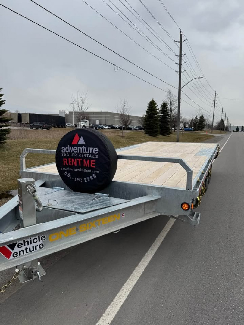 Used 8.5X20 Open Deckover Rental Trailer