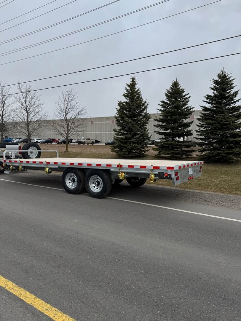 Used 8.5X20 Open Deckover Rental Trailer