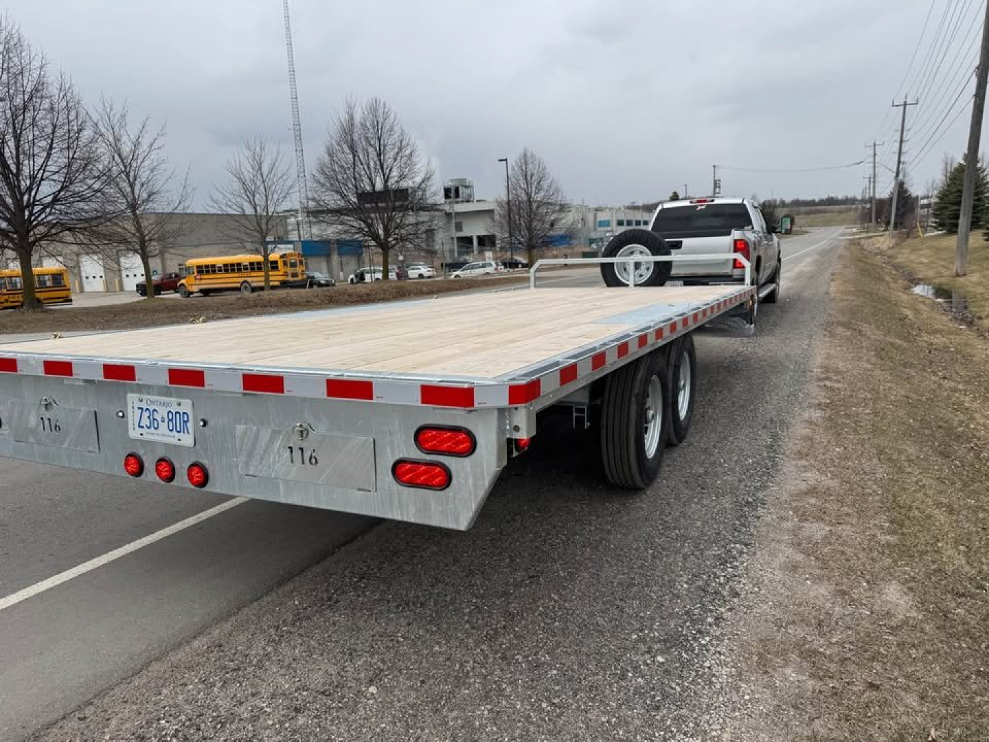 Used 8.5X20 Open Deckover Rental Trailer