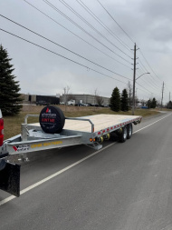 Used 8.5X20 Open Deckover Rental Trailer
