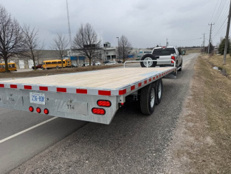 Used 8.5X20 Open Deckover Rental Trailer