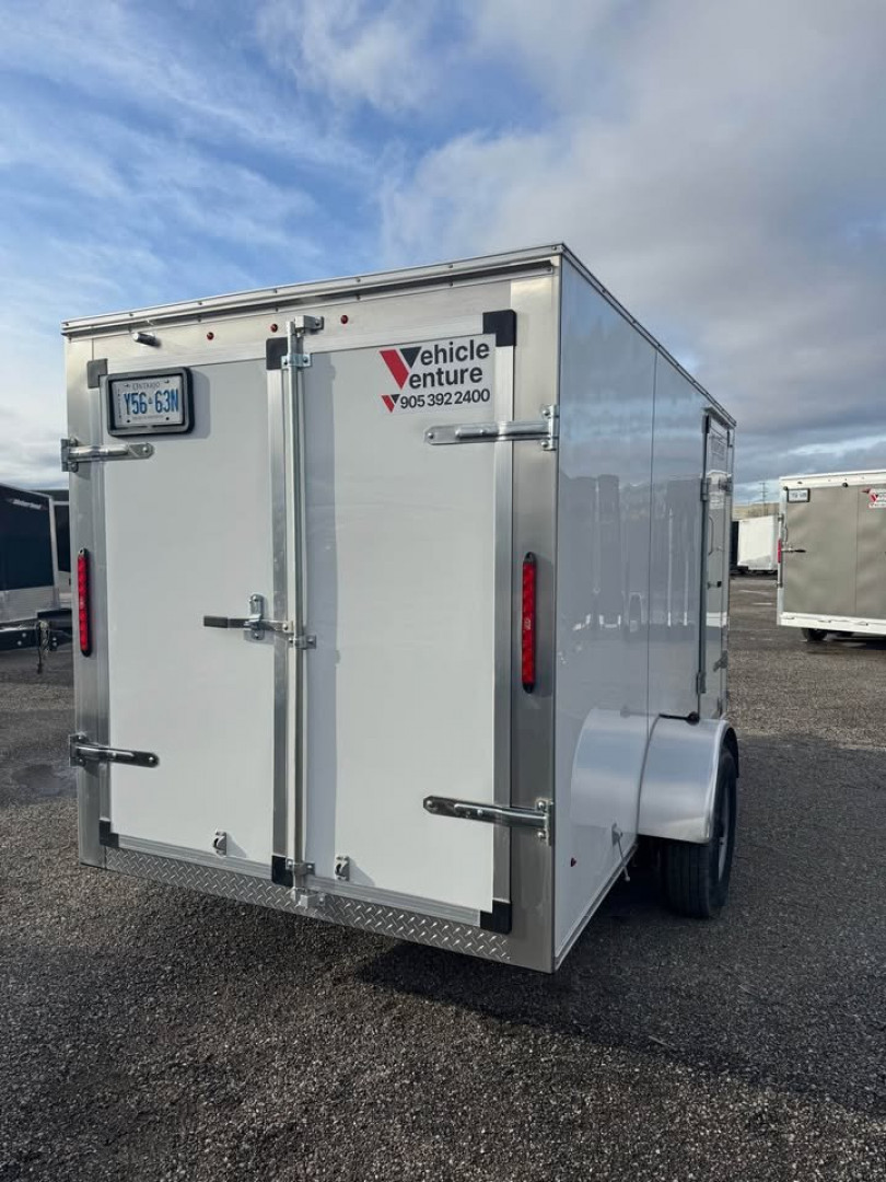 Used 6X12 ENCLOSED RENTAL TRAILER
