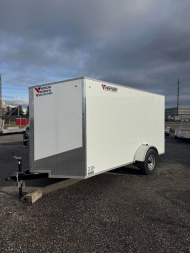 Used 6X12 ENCLOSED RENTAL TRAILER