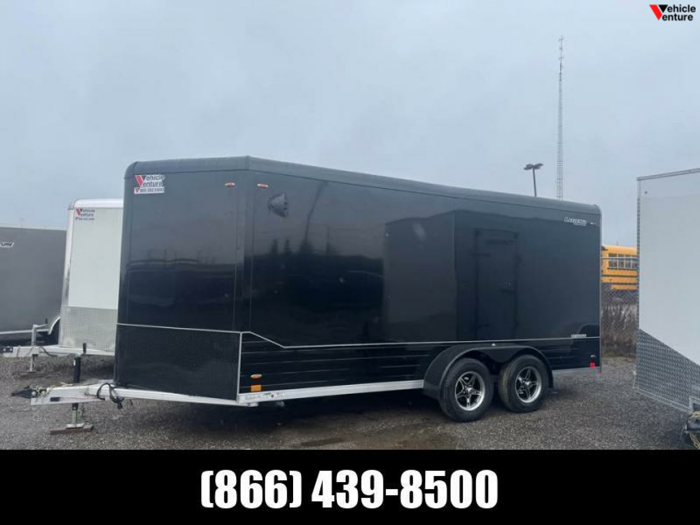 New 2025 7x16 + 3' V-Nose Enclosed