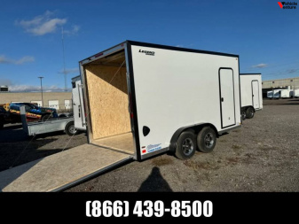 New 2025 7.5x14 + 2' V-Nose Enclosed Aluminum Legend Trailer