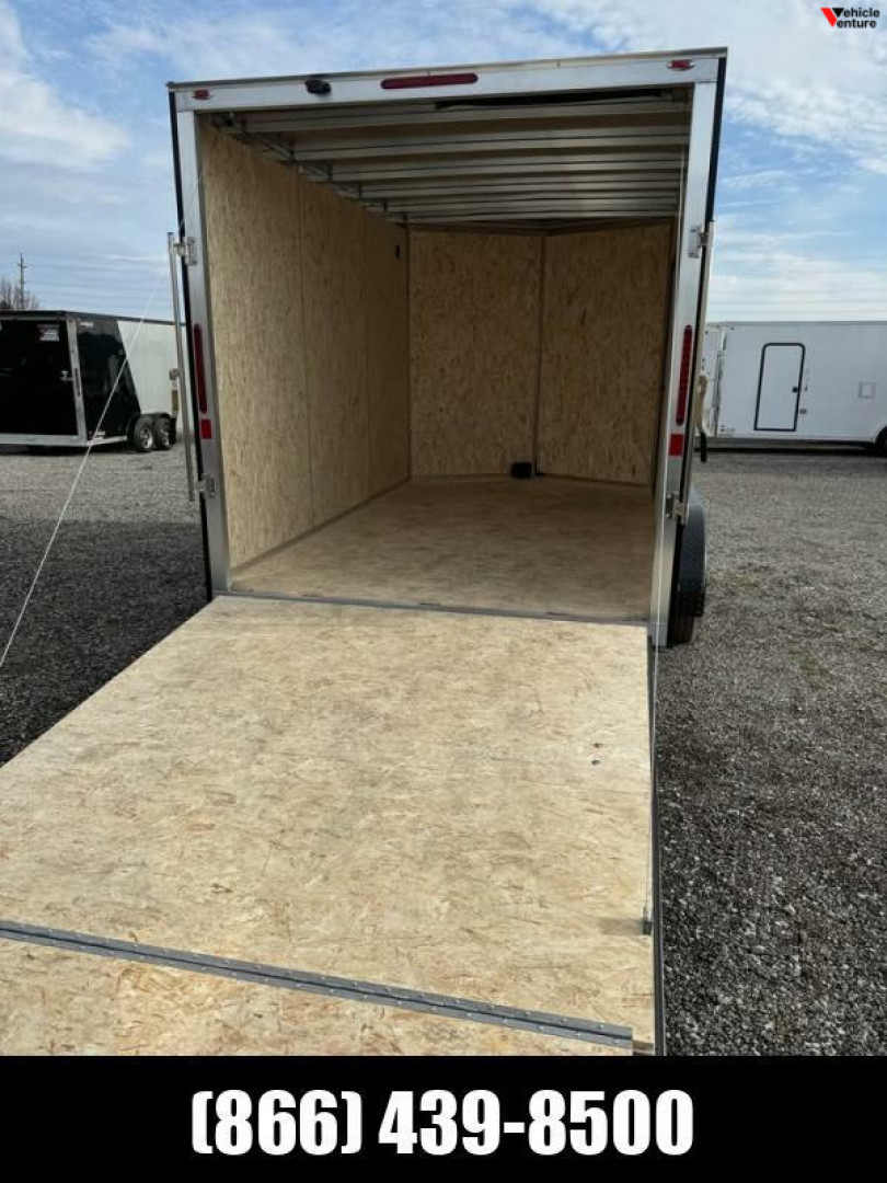 New 2025 7.5x12 + 2' V-Nose Enclosed Aluminum Legend Trailer