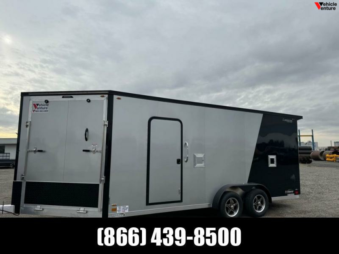 New 2025 7.5x23 All Aluminum Enclosed Legend Snow Trailer