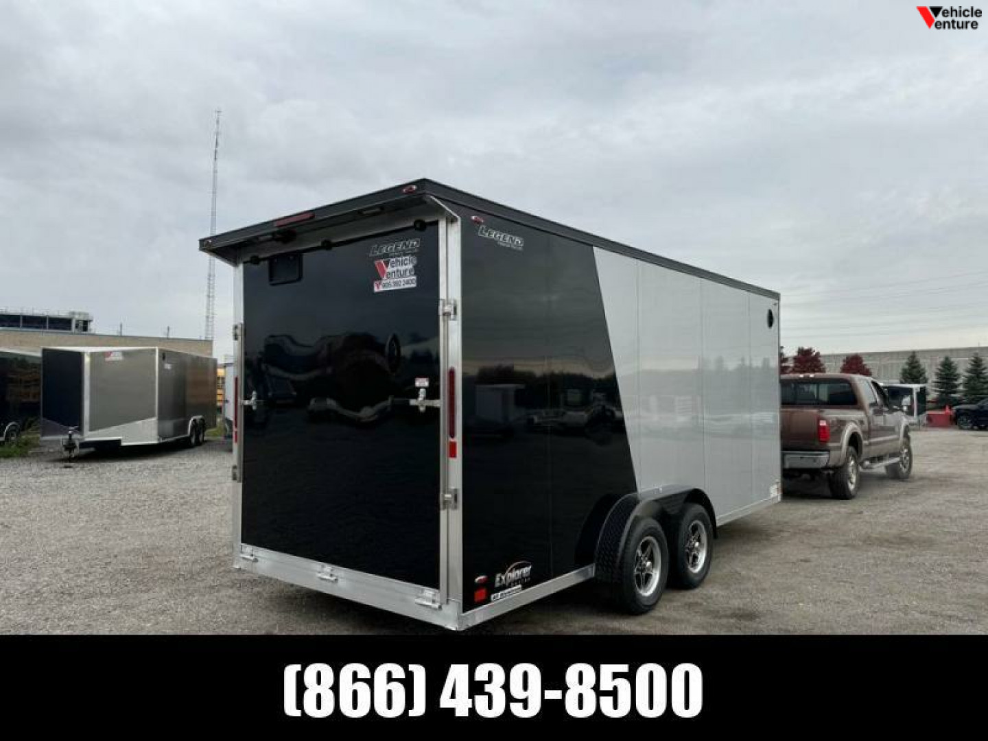 New 2025 7.5x23 All Aluminum Enclosed Legend Snow Trailer