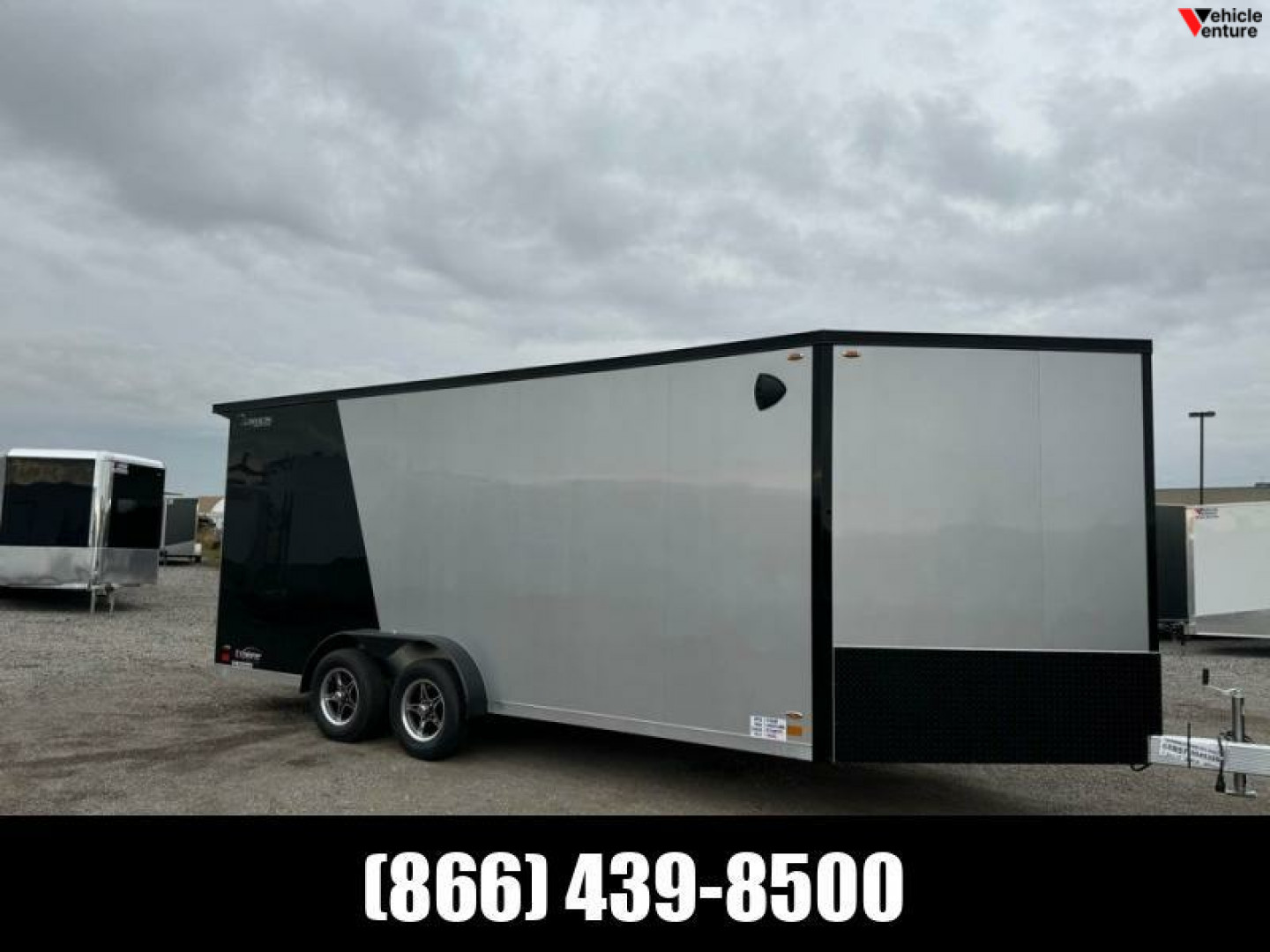 New 2025 7.5x23 All Aluminum Enclosed Legend Snow Trailer