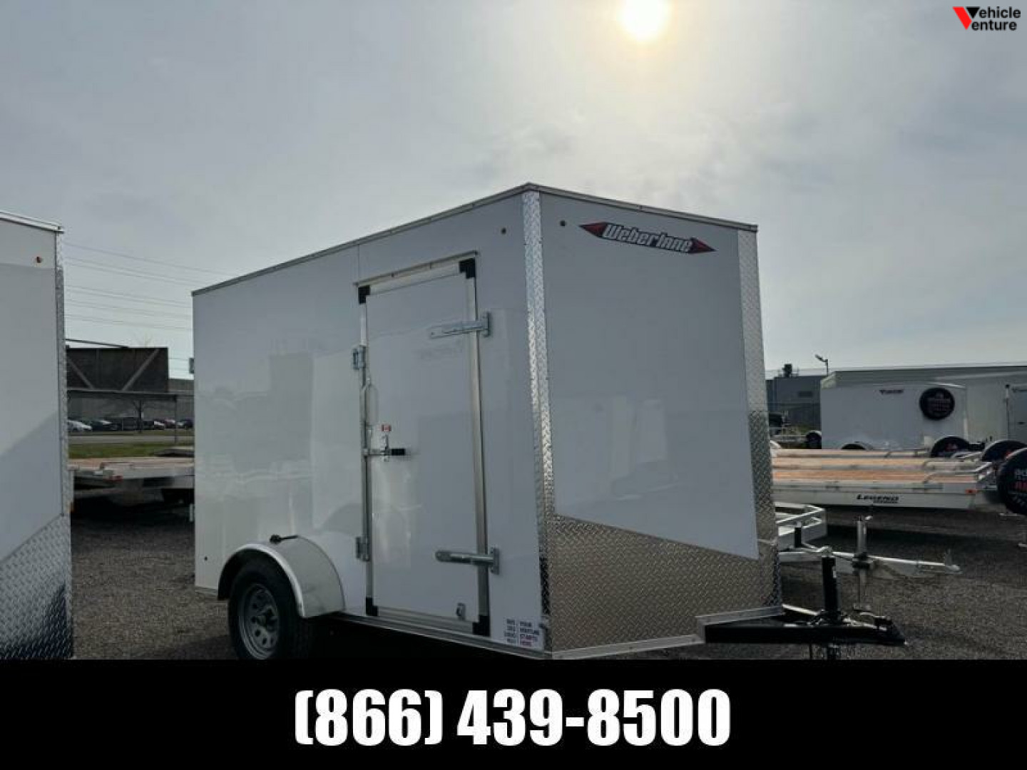 New 2025 6x10 ENCLOSED TRAILER