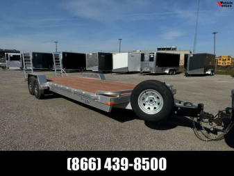 Used 7X24 Open Equipment Hauler Rental Trailer