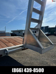 Used 7X24 Open Equipment Hauler Rental Trailer