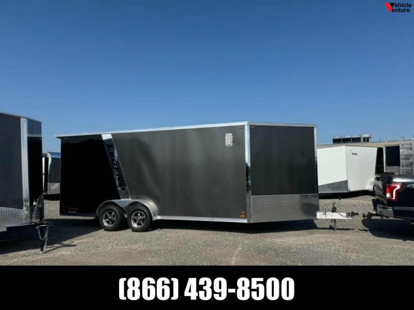 New 2025 7.5x23 All Aluminum Enclosed Legend Snow Trailer