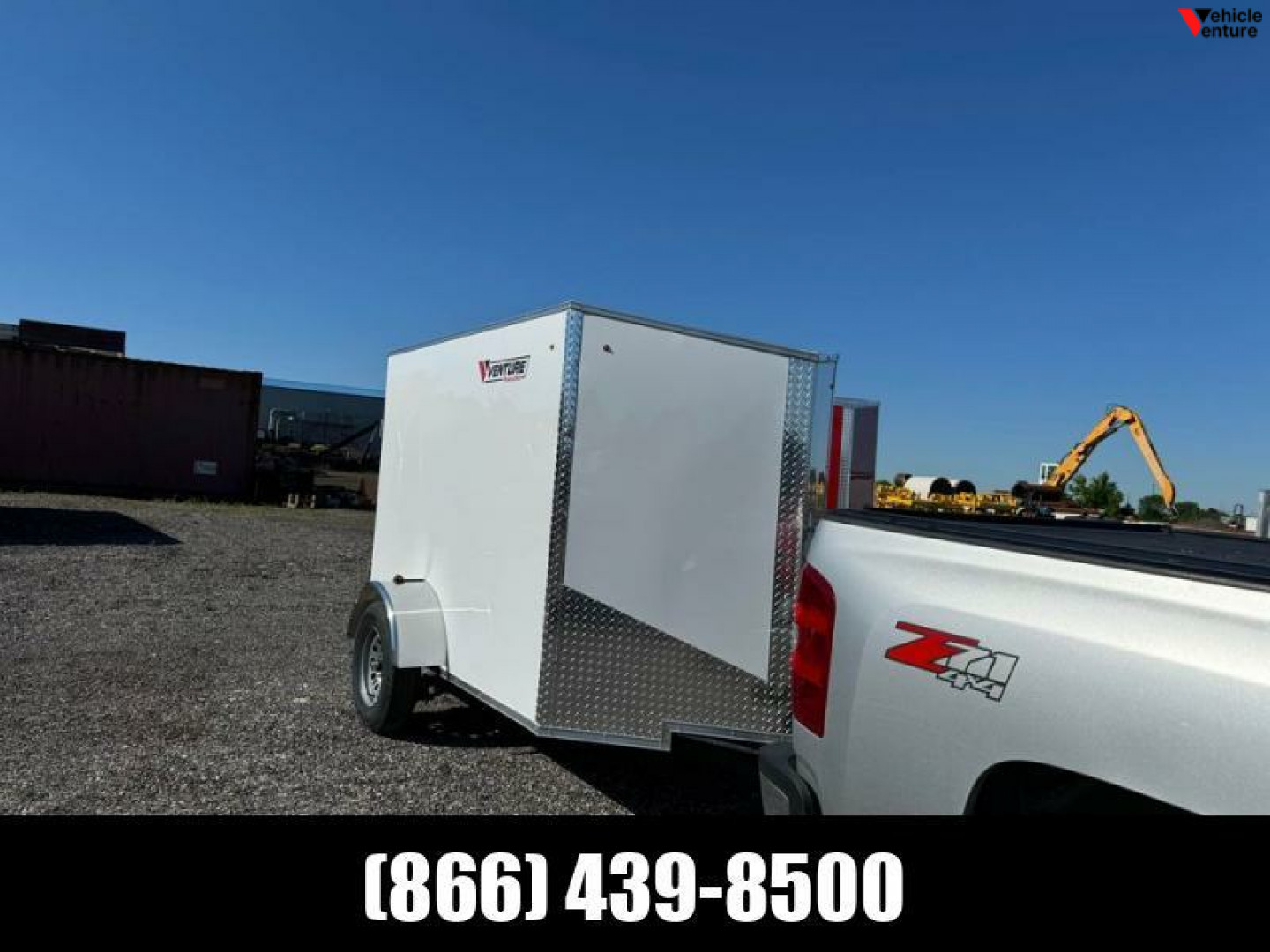 New 2025 5x8 Enclosed Trailer