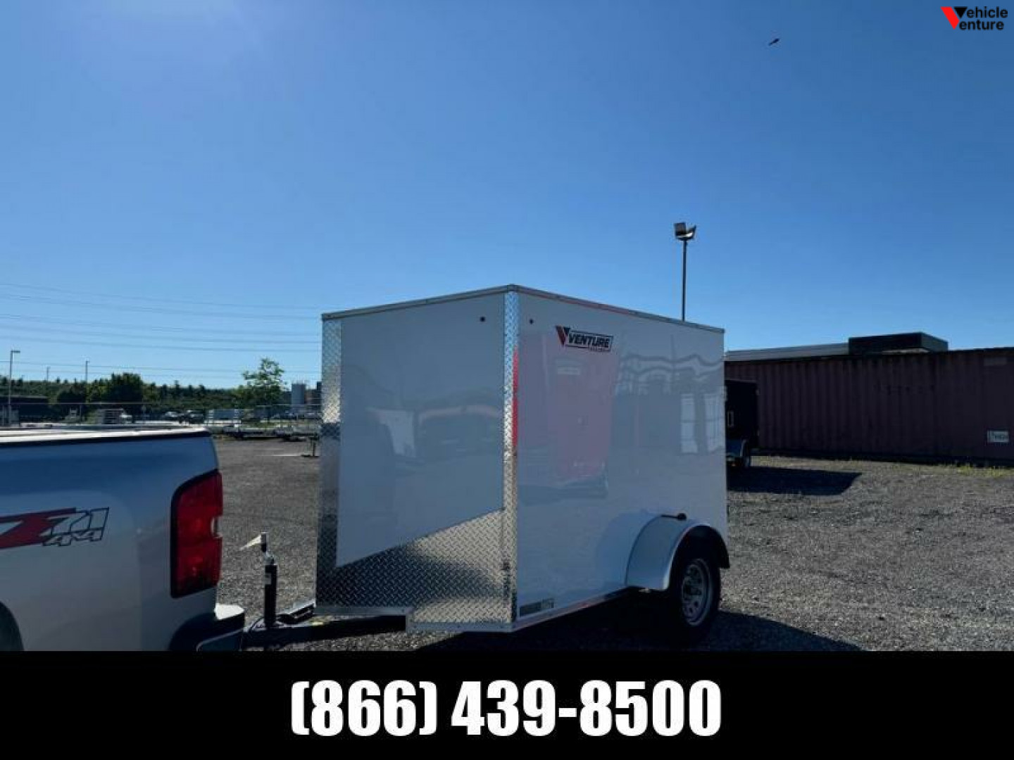 New 2025 5x8 Enclosed Trailer